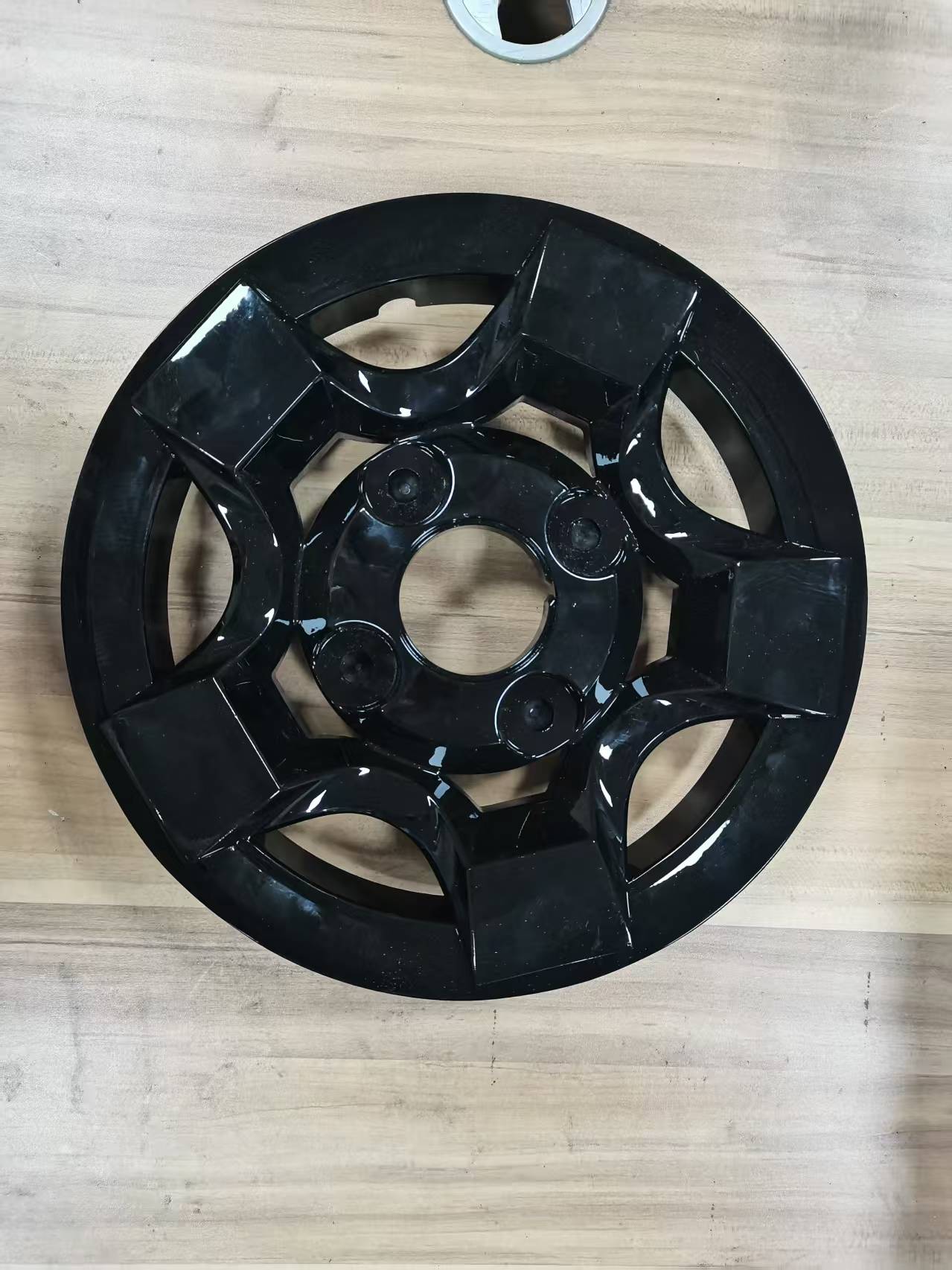 Wheel hub cap, ABS injection molded