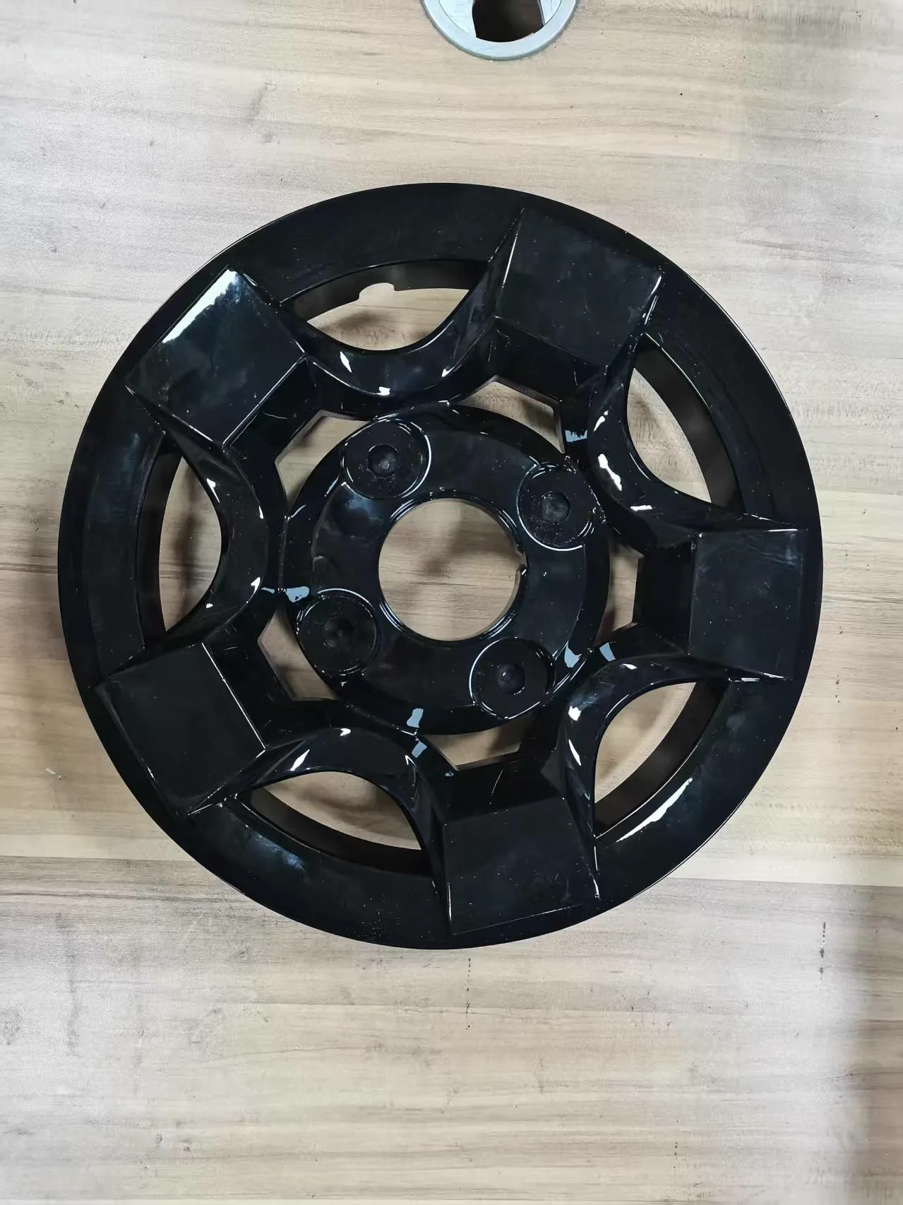 Wheel hub cap, ABS injection molded