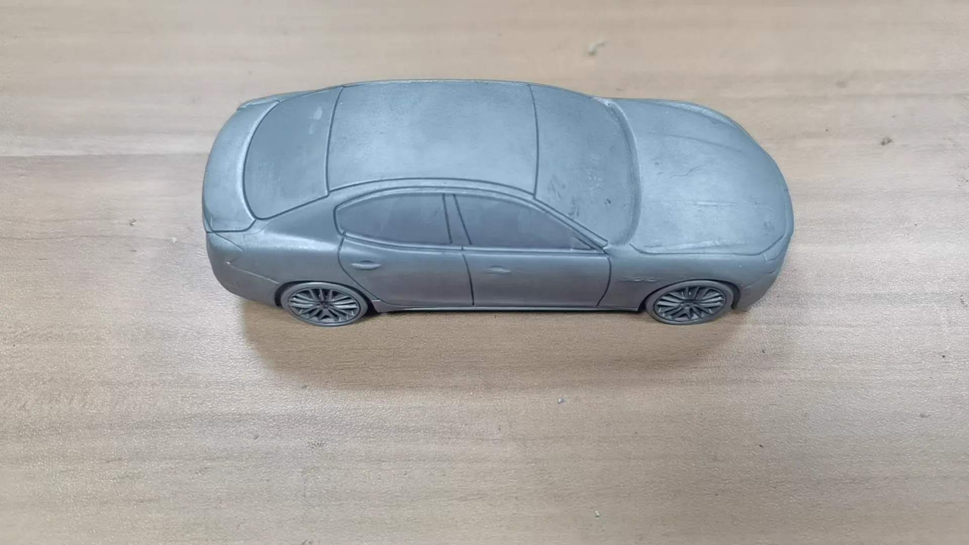 Die-cast car model, display sample