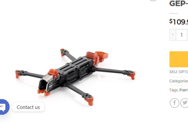 JCT MOZ7 7-inch Carbon Fiber FPV Frame