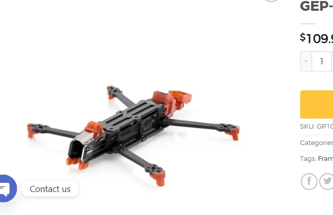 JCT MOZ7 7-inch Carbon Fiber FPV Frame
